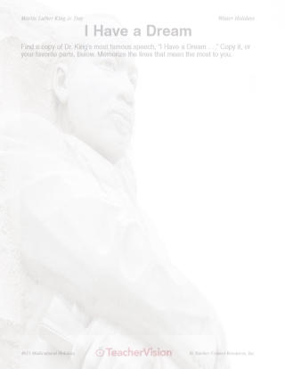 Martin Luther King Jr I Have a Dream Speech