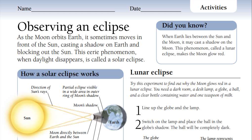 Observing an Eclipse