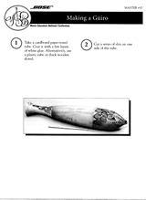 Making a Guiro