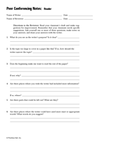 Peer Conference Notes: Reader