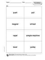 Moving and Working: Vocabulary