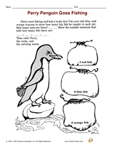 Perry Penguin Goes Fishing