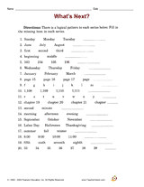 What's Next? (Grade 3)