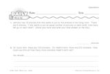 Math Warm-Up 77 for Gr. 3 & 4: Operations
