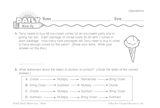 Math Warm-Up 79 for Gr. 3 & 4: Operations
