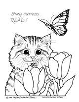 Calico's Curious Kittens Coloring Activity 3
