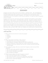 Sacagawea Biography: A Nonfiction Reading Warm-Up