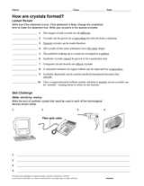 How Are Crystals Formed?