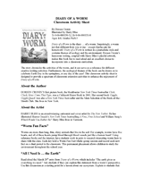 Diary of a Worm Classroom Activities