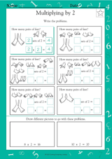 Multiplying by 2 (Grade 2)