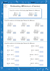 Estimating Differences of Money (Grade 4)