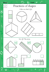 Fractions of Shapes (1/3)