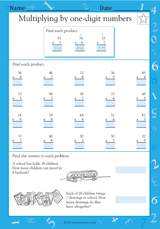 Multiplying by One-Digit Numbers II